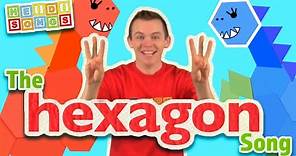 The HEXAGON Song | Sing & Spell Shapes