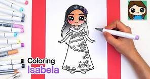 Coloring Isabela Disney Encanto 🎨How to Color a Girl