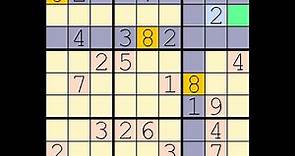 How to Solve Los Angeles Times Sudoku Expert 23 January, 2024