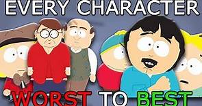 EVERY South Park Character RANKED from WORST to BEST