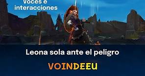 [Español europeo] Leona sola ante el peligro | Voindeeu | Voces e interacciones detalladas