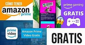 Como tener Amazon Prime Gratis! (prime gaming y prime video)