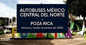 Autobuses México - Poza Rica | horarios de noviembre 2022