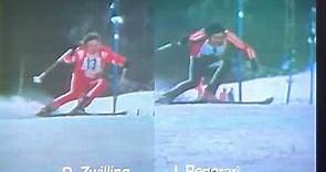 Slalom Stil David Zwilling AUT Pegorari ITA 1974 garmisch Style Comparison