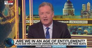 ‘Age of entitlement’: Piers Morgan takes aim at ‘entitled people’