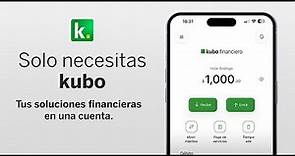 ¡Vive la experiencia kubo.financiero a través de la app!