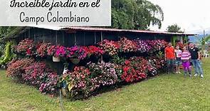 IMPRESIONANTE jardín en el campo Colombiano | la magia de las plantas