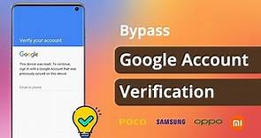 [Full Guide] How to Bypass Google Account Verification on Android 2024