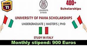 University of Pavia Scholarship 2024 | Italy | How to Apply Online | Video Guide