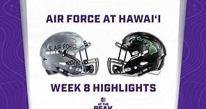HIGHLIGHTS: Air Force Falcons at Hawaii Rainbow Warriors