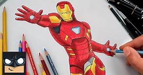 How To Draw Iron Man MK 85 | Draw & Color Tutorial