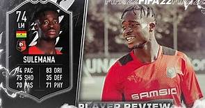 THE FIRST SILVER STAR! 😍 74 kamaldeen Sulemana Player Review! FIFA 22 Ultimate Team