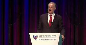 Dr. Michael D. Evans addresses the Jerusalem Post Annual Conference