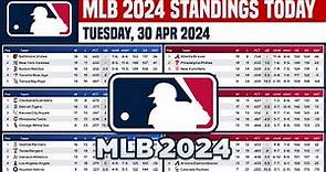 🔵 MLB STANDINGS TODAY as of 30 April 2024 | MLB 2024 SCORES & STANDINGS | ❎️ MLB HIGHLIGHTS