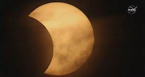 Así es el eclipse solar parcial del 10 de junio