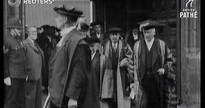 Gaston Doumergue receives Oxford degree (1927)