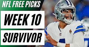 NFL Survivor Pool Picks Week 10 | NFL Survivor Strategy | NFL Picks Week 10