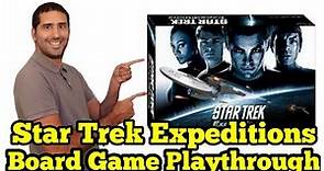 Star Trek Expeditions Board Game Playthrough (solo play)