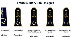 France Military Rank Insignia