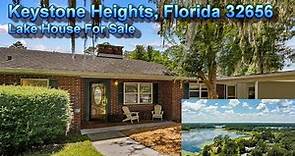 Jacksonville Florida Area Lake Home For Sale in Keystone Heights (SOLD $410,000)