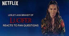 Lesley-Ann Brandt Reacts To Fan Questions | Lucifer | Netflix