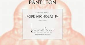 Pope Nicholas IV Biography - Head of the Catholic Church from 1288 to 1292