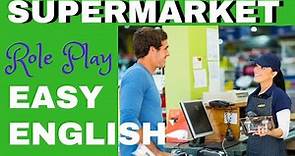 How to Speak with a 🛒 Supermarket Cashier | English Conversation Practice