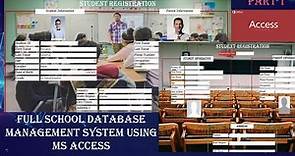 How To Create Student Registration Form Student Database Management System Part 1