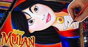 COMO DIBUJAR A MULAN ANIMADA(MULAN DISNEY CLASICOS)HOW TO DRAW MULAN ANIMATED DISNEY ART