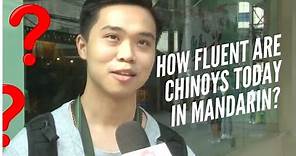 How well do Chinoys speak Mandarin?