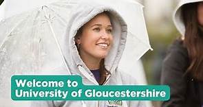 Welcome to University of Gloucestershire 💙 #UniOfGlos