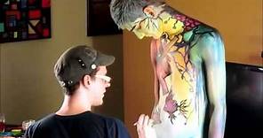 Live Body Painting Video by Brandon McGill