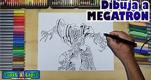 Aprende a dibujar a Megatron de la ultima saga Transformers