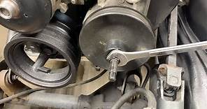 How to Remove and Install A Power Steering Pulley