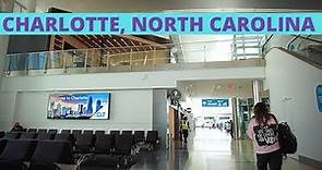 Arriving in CHARLOTTE, North Carolina -- CLT airport