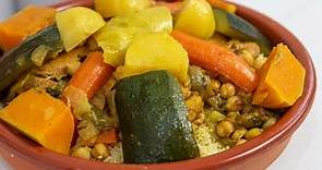 Cómo Hacer Cous Cous Tradicional Marroquí Con Pollo Y Verduras. Receta facil