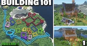 Minecraft Building 101 - Build Planning, Size & Shape - How to be a better builder in Minecraft Ep.1