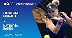 Catherine McNally v Kateryna Baindl Extended Highlights | Australian Open 2023 Second Round