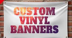 Custom Vinyl Banner Printing & FREE Designer Service | Anley Flags