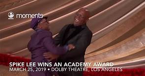 #MorehouseMoments - Spike Lee wins an Academy Award for Best Adapted Screenplay. March 25, 2019