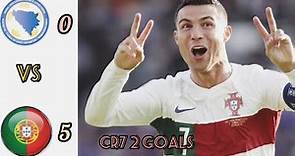 Portugal vs Bosnia Herzegovina 5-0|Cristiano Ronaldo Goals - Euro Qualifiers 2024