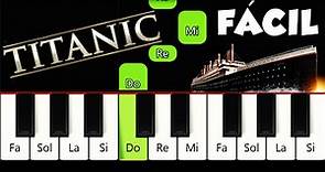 La Canción de Titanic | Tutorial para Piano + Notas | FACIL