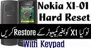 Nokia X1-01 Hard Reset With Keys Without Any Software And Without PC Security Code Unlock nokia x1