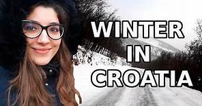 WINTER IN CROATIA | How Cold Can It Get? | Does It Snow On Croatian Islands?