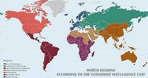World Map Region Definitions