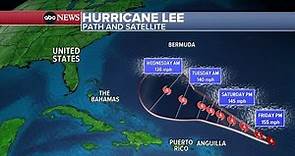 LIVE: Tracking Hurricane Lee | ABC News