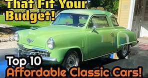 Top 10 Affordable Classic Cars On Craigslist Sale By Owner ! That Fit Your Budget!
