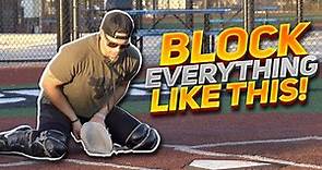 4 BLOCKING DRILLS that will teach any catcher How To Block THE RIGHT WAY!