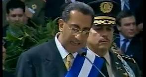 Toma de posesión del expresidente Carlos Flores en 1998