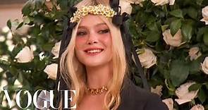 Elle Fanning Tells the Story of Meeting Karl Lagerfeld | Met Gala 2023 | Vogue